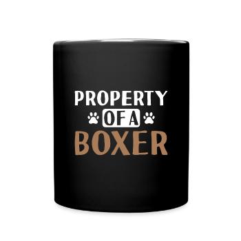 Property Of A Boxer - Full Colour Mug - black - Front