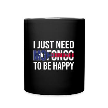 Puerto Rico Flagge | Puerto Ricaner Geschenkideen - Tasse einfarbig - Schwarz - Vorne