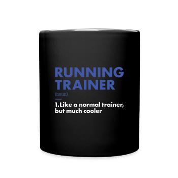 Sport Trainer Running - Full Colour Mug - black - Front