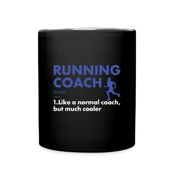 Sport Coach Running - Full Colour Mug - black - Front