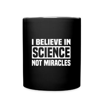 Atheismus - Tasse einfarbig - Schwarz - Vorne