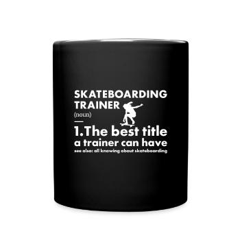 Coach sportif Skateboard - Mug uni - noir - Devant