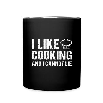 Cook I Like Cooking - Full Colour Mug - black - Front