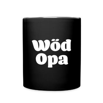 Wöd Opa Österreich bester Opa Großvater Österreich - Tasse einfarbig - Schwarz - Vorne