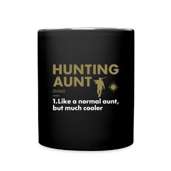 Hunter Aunt Definition Hunting - Full Colour Mug - black - Front