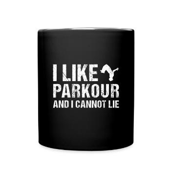 Traceur I Like Parkour - Full Colour Mug - black - Front