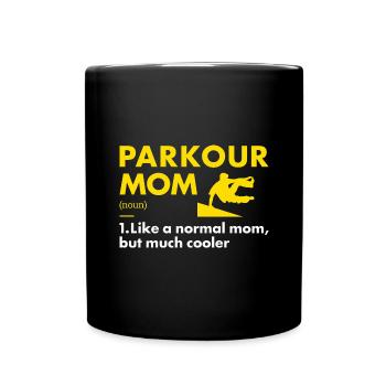 Traceur Mom Definition Parkour - Full Colour Mug - black - Front