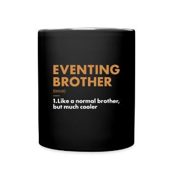 Rider Brother Definition Eventing - Tasse einfarbig - Schwarz - Vorne