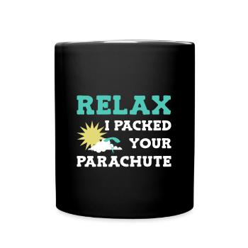 Parachutistes parachutistes parachutés - Mug uni - noir - Devant