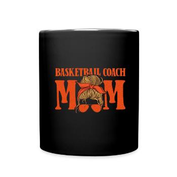 Basketballtrainer Entraîneur de basket-ball - Mug uni - noir - Devant
