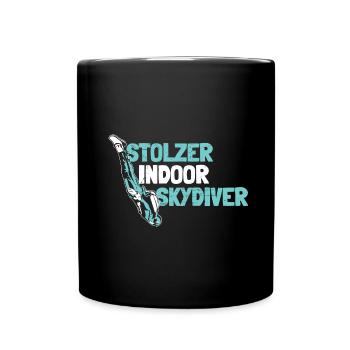 Parachutisme intérieur - Mug uni - noir - Devant
