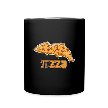 Math Pizza Pi - Mug uni - noir - Devant