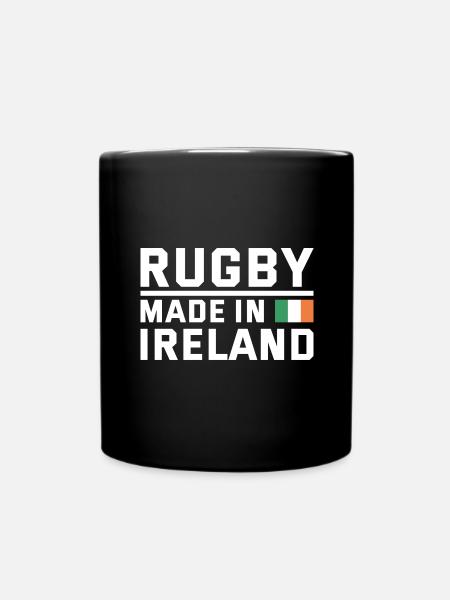 Rugby Made In Ireland Rugby - Mug uni - noir