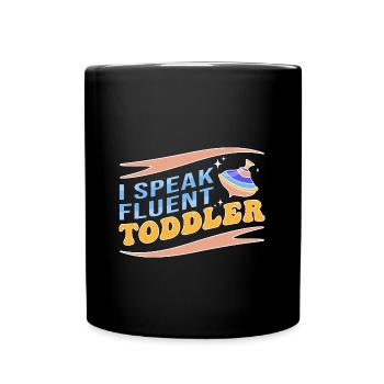 Nanny Babysitter Childminder - Full Colour Mug - black - Front