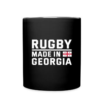 Rugby à partir de rugby - Mug uni - noir - Devant