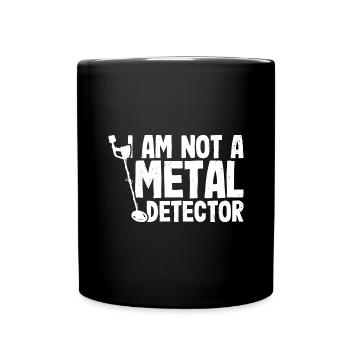 Détecteur de métaux - Mug uni - noir - Devant