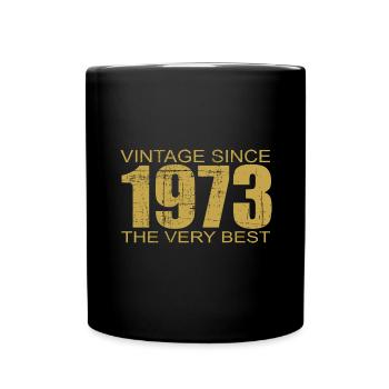 50th birthday Vintage since 1973 the very best - Full Colour Mug - black - Front