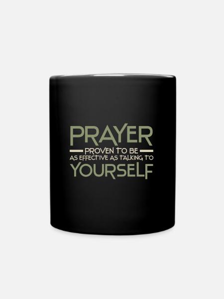 Anti Religion - Full Colour Mug - black