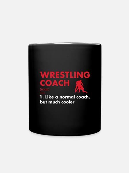 Sport Coach Definition Wrestling - Tasse einfarbig - Schwarz