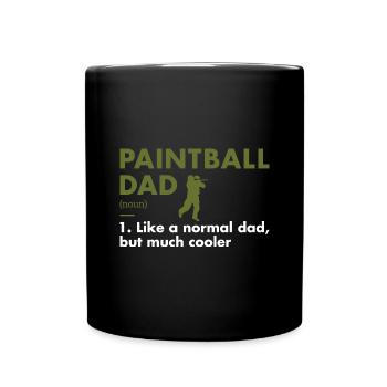 Sport Dad Définition Paintball - Mug uni - noir - Devant