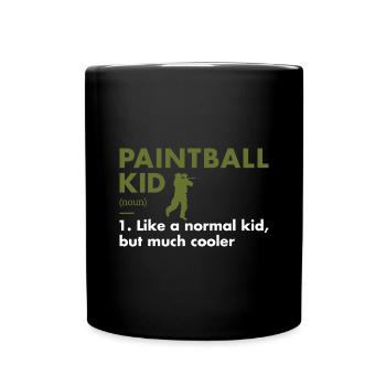 Sport Kid Définition Paintball - Mug uni - noir - Devant