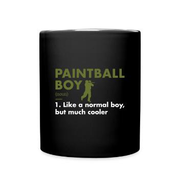 Sport Boy Définition Paintball - Mug uni - noir - Devant