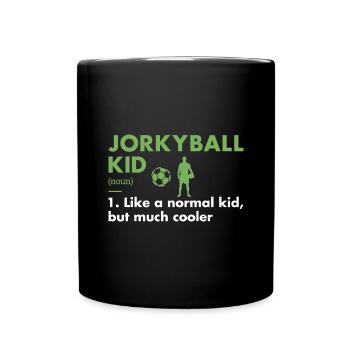 Sport Kid Definition Jorkyball - Full Colour Mug - black - Front