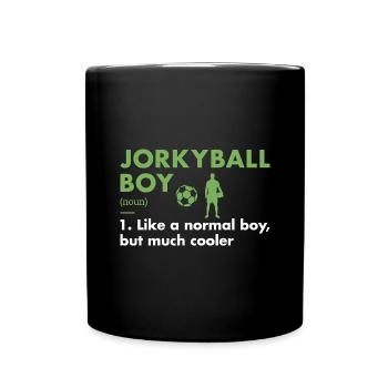 Sport Boy Definition Jorkyball - Full Colour Mug - black - Front
