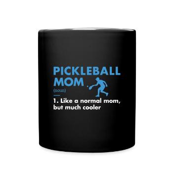 Sport Mom Définition Pickleball - Mug uni - noir - Devant