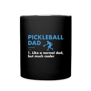 Sport Dad Definition Pickleball - Full Colour Mug - black - Front