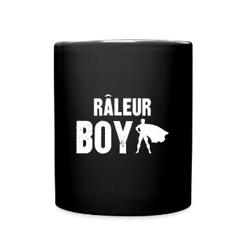 râleur boy - Mug uni - noir - Devant