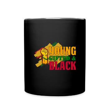 Black History Month Black History American - Tasse einfarbig - Schwarz - Vorne