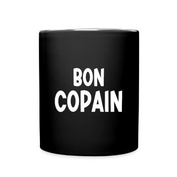 bon copain - Mug uni - noir - Devant