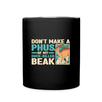 Dinosaurier Geschenke | Dino Kinder Geburtstage - Tasse einfarbig - Schwarz - Vorne