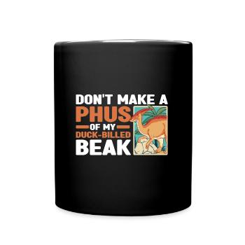 Dinosaurier Geschenke | Dino Kinder Geburtstage - Tasse einfarbig - Schwarz - Vorne