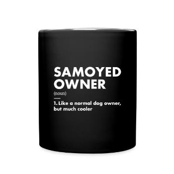 Samoyed Owner Definition - Full Colour Mug - black - Front