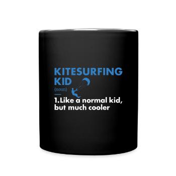 Sport Kid Kitesurf - Mug uni - noir - Devant