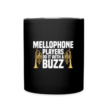 Mellophonist - Tasse einfarbig - Schwarz - Vorne