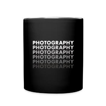 Photographe Photographie - Mug uni - noir - Devant