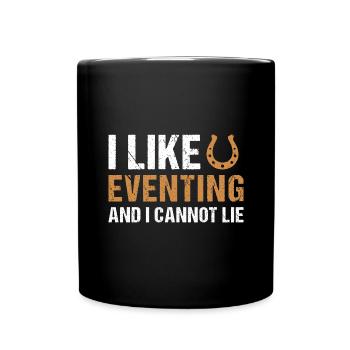 Rider I Like Eventing - Full Colour Mug - black - Front