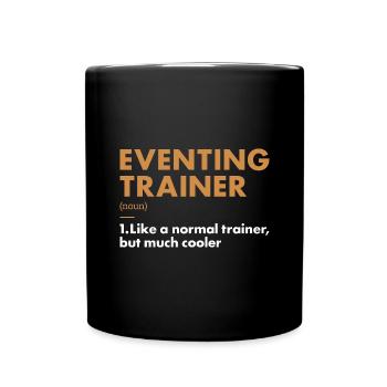 Rider Trainer Definition Eventing - Tasse einfarbig - Schwarz - Vorne