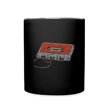 Cassette 90 Oldschool - Full Colour Mug - black - Front