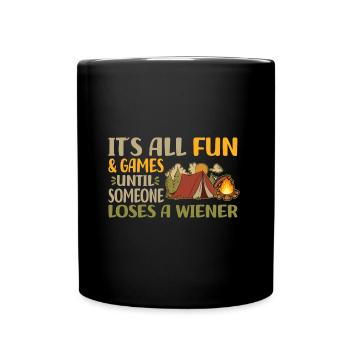 Camping - Mug uni - noir - Devant