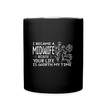 Midwife - Full Colour Mug - black - Front