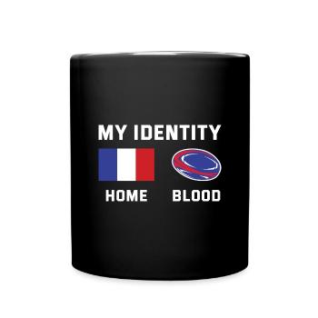 My Identity France Rugby - Tasse einfarbig - Schwarz - Vorne