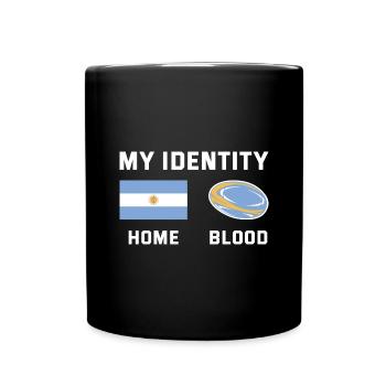My Identity Argentina Rugby - Full Colour Mug - black - Front