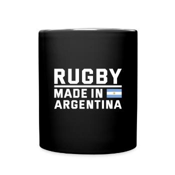 Rugby Made From Argentina Rugby - Full Colour Mug - black - Front