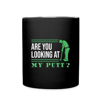Golf Golfeurs Golfeurs - Mug uni - noir - Devant