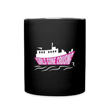 Kreuzfahrt Kreuzfahrtschiff - Tasse einfarbig - Schwarz - Vorne