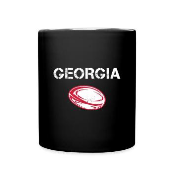 Rugby - Tasse einfarbig - Schwarz - Vorne